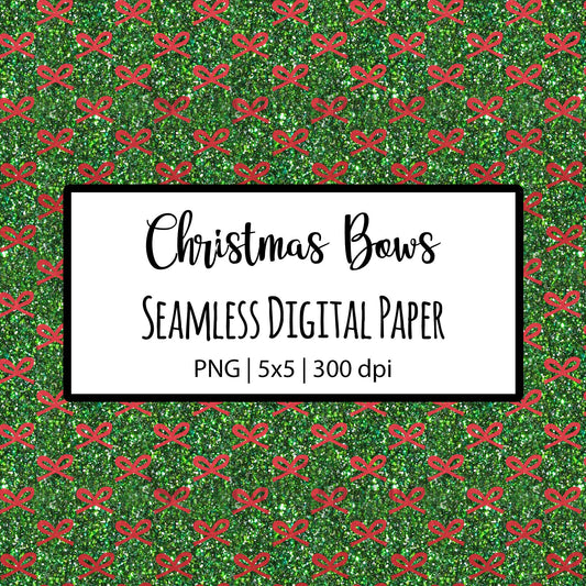 Christmas Bows Seamless