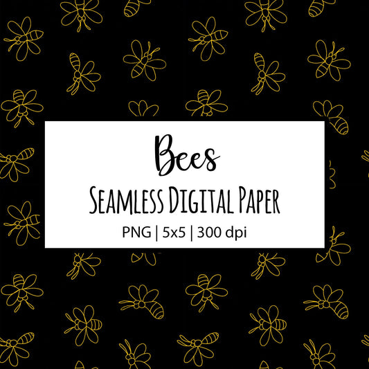 Bees Seamless Design