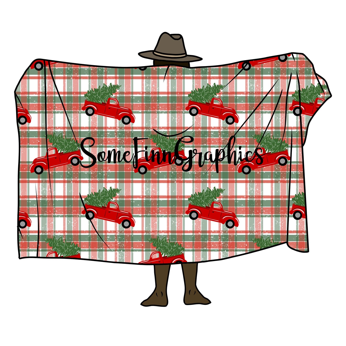 Christmas Truck Seamless