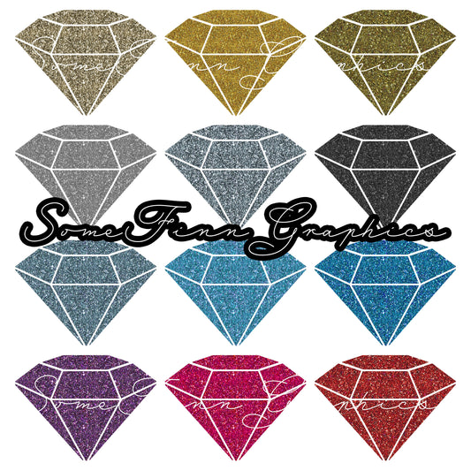 Diamonds Sublimation Clip Art Bundle