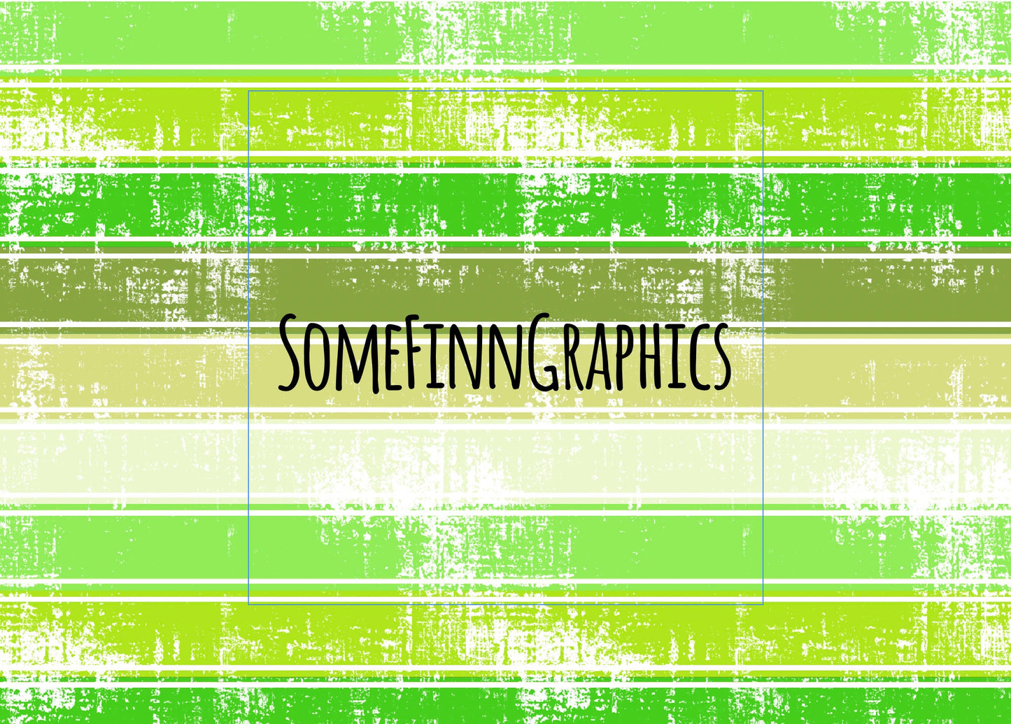 Distressed Green Stripes