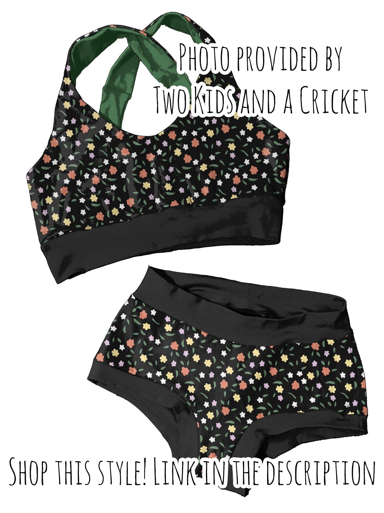 Realistic Sports Bra and Underwear Mock Up