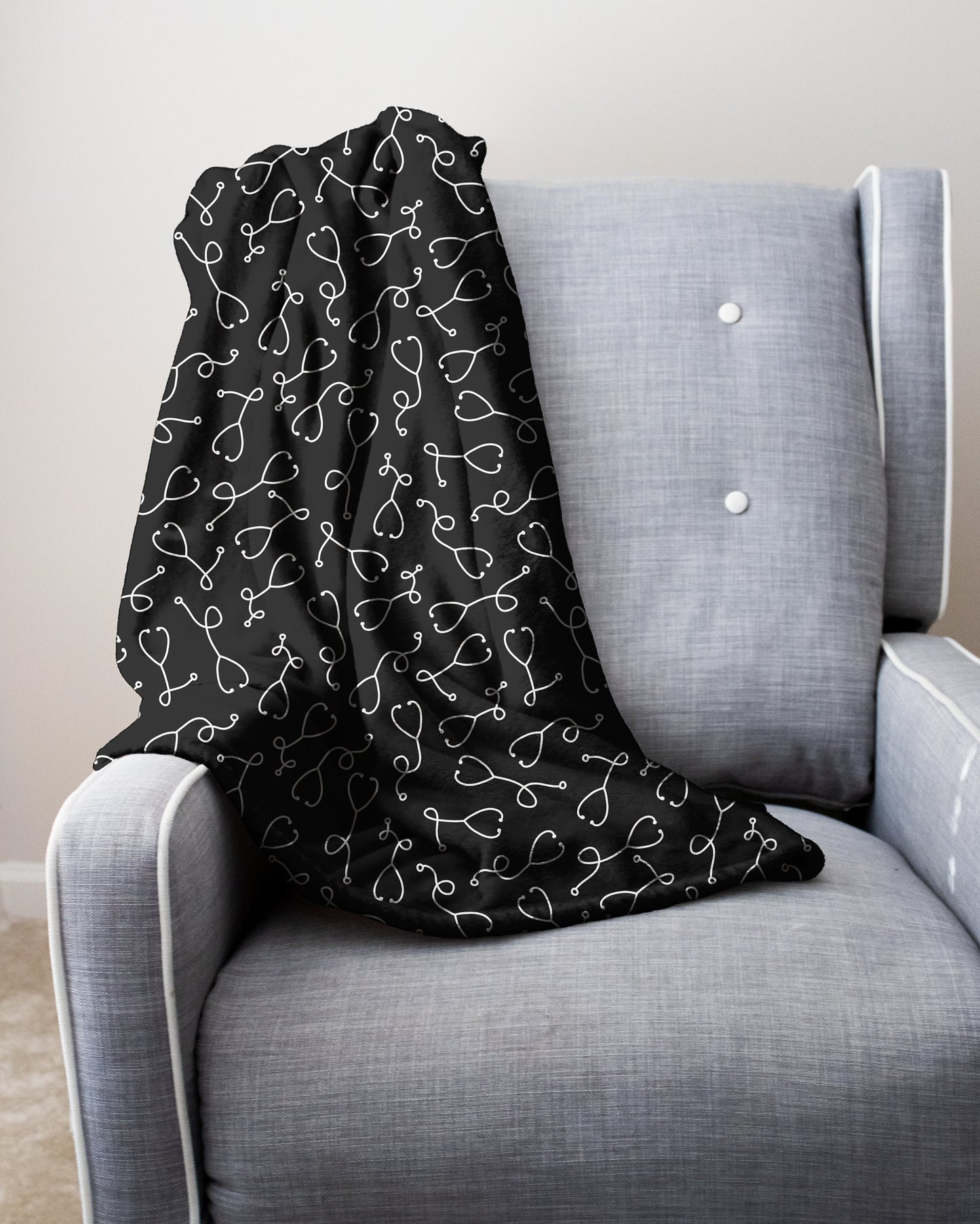 Realistic Draped Blanket Mock Up