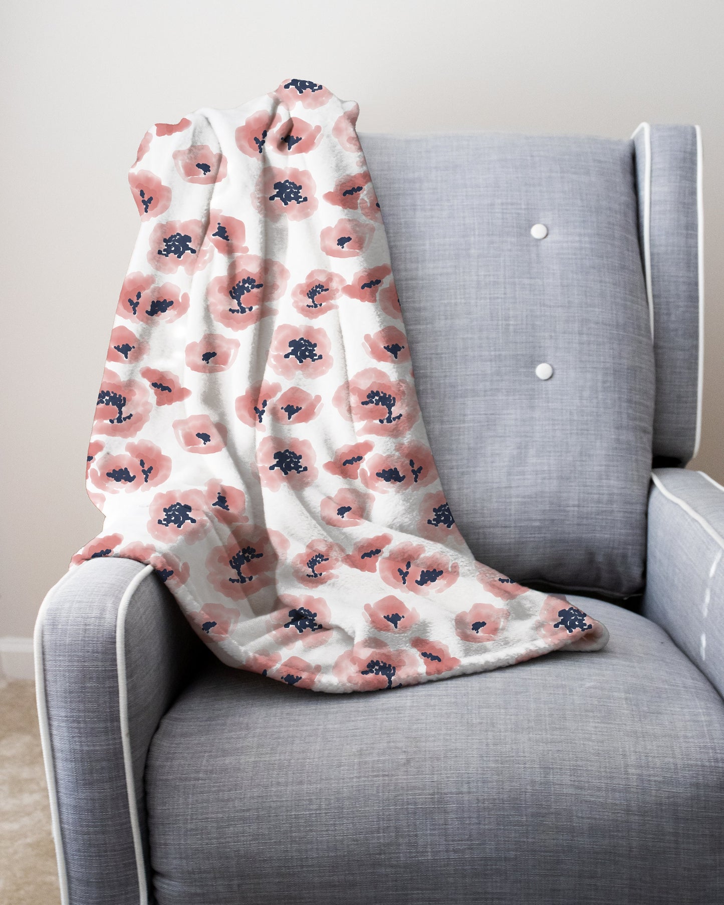 Realistic Draped Blanket Mock Up