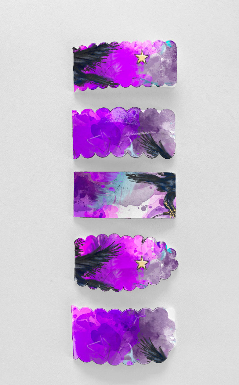 Realistic Hair Clips Mock Up