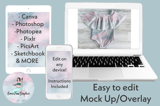 Realistic Off the Shoulder Leo Mock Up