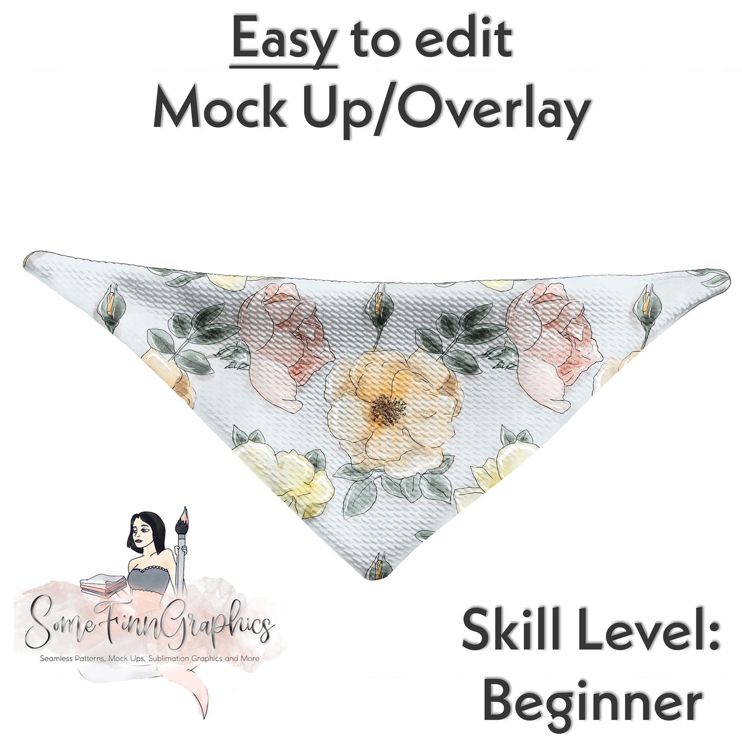 Realistic Bandana Mock Up