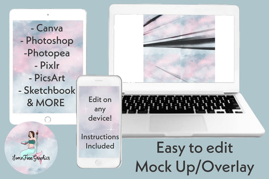 Realistic Stretched Fabric Mock Up