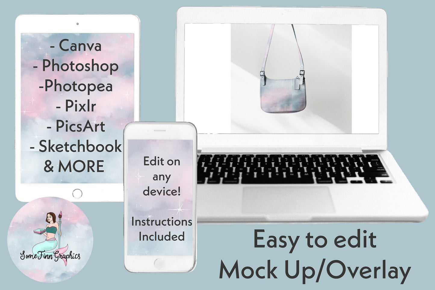 Realistic Purse Mock Up