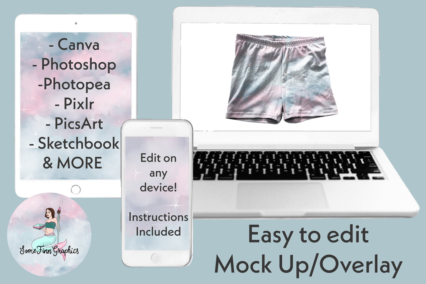 Realistic Shorts Mock Up