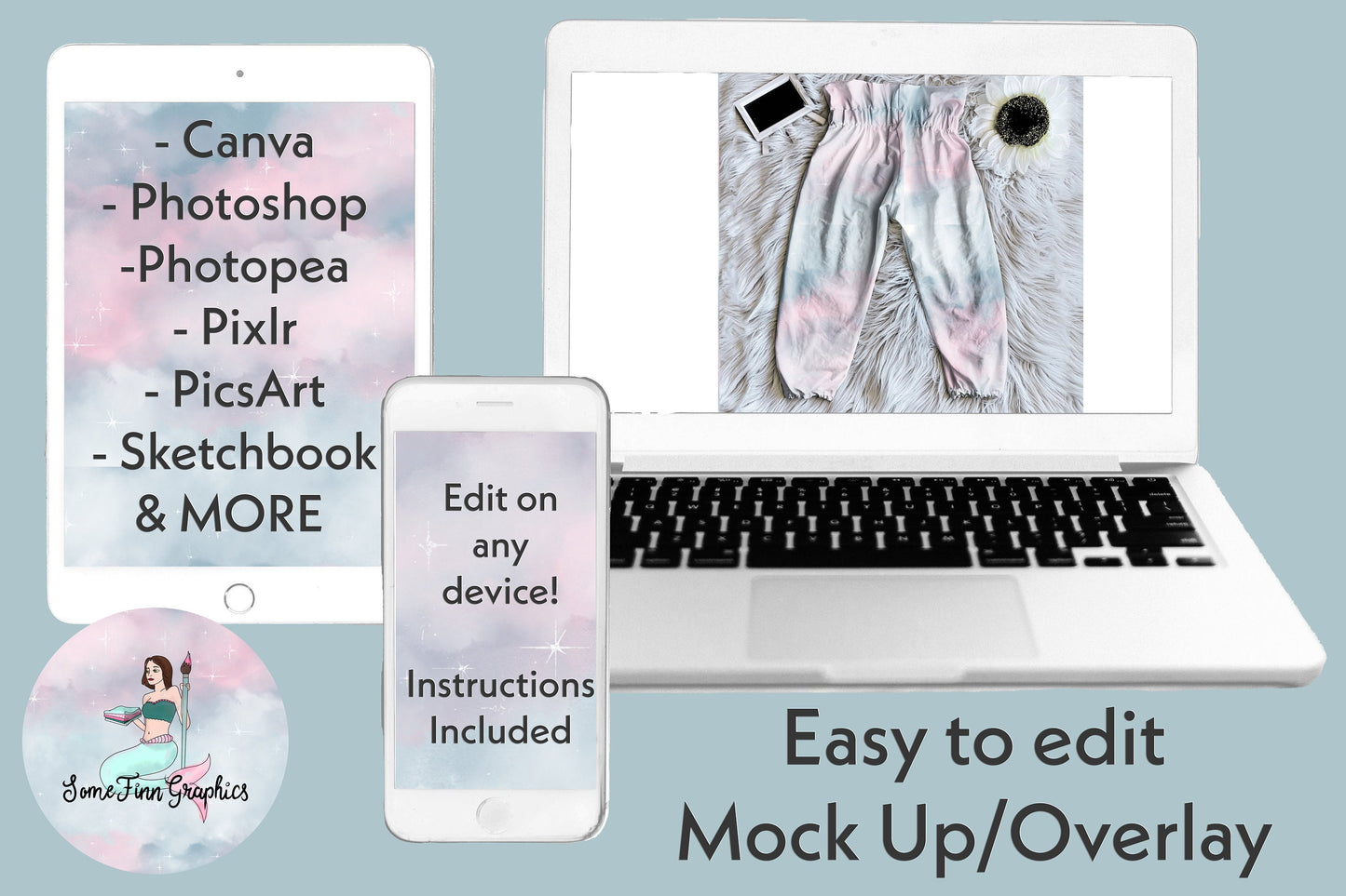 Realistic Pantaloon Pants Mock Up