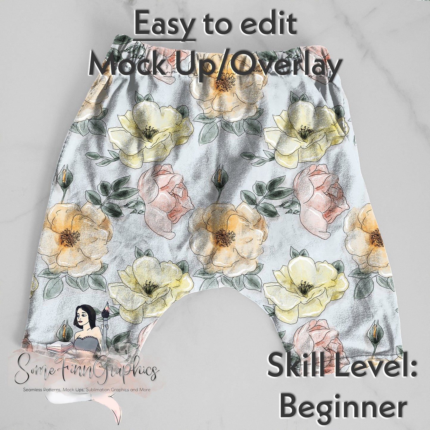 Realistic Harlem Shorts Mock Up