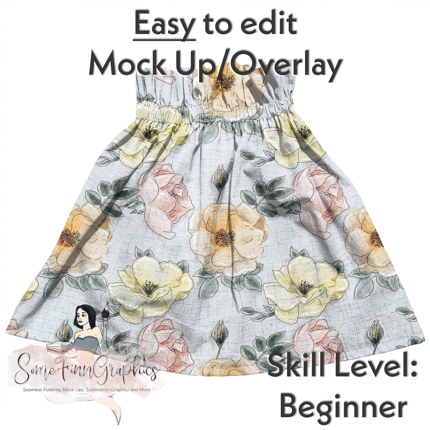 Realistic Paper Bag Skirt Mock Up