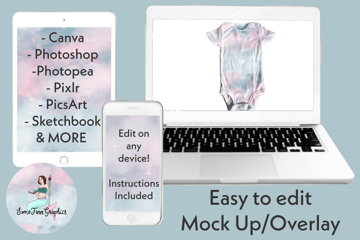 Realistic Onesie Mock Up