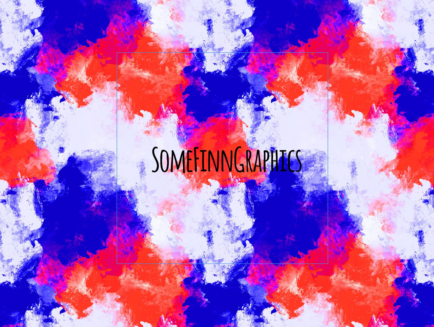 Neon Paint Patriotic Seamless