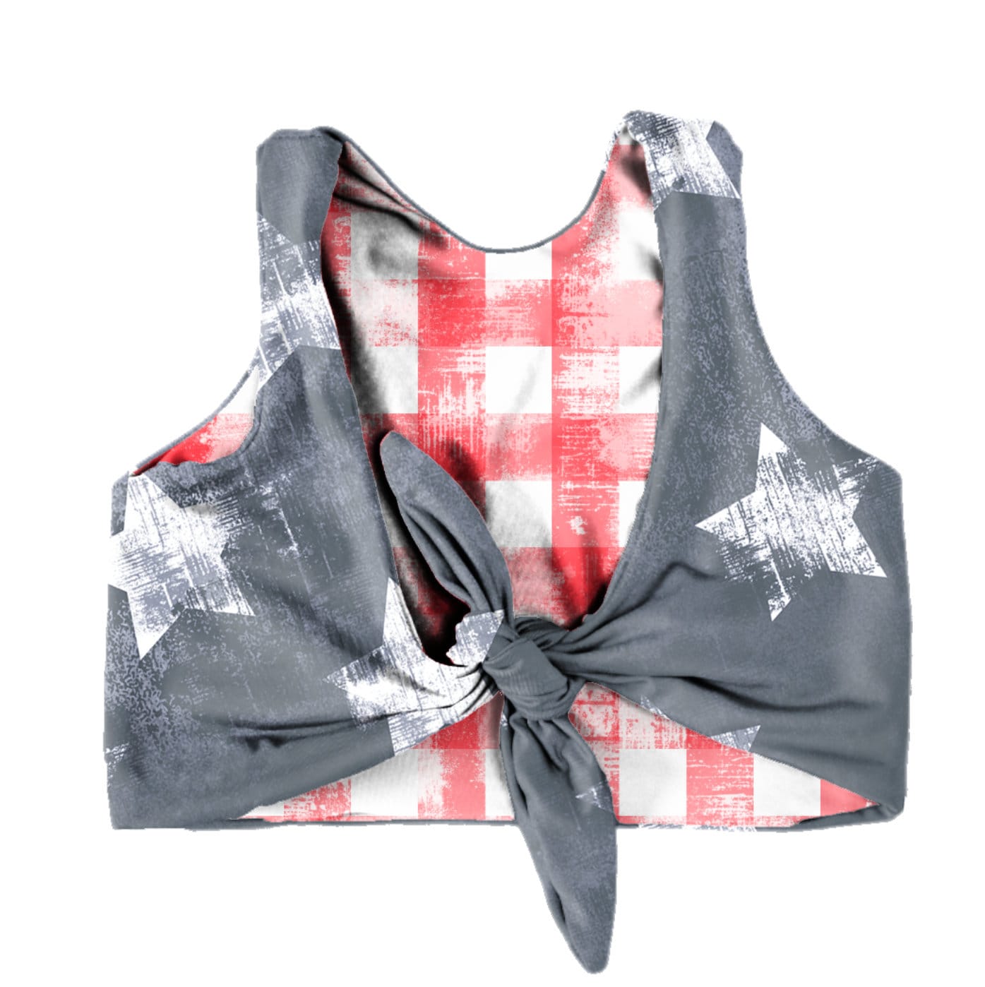 Realistic Knotted Swim Suit Top Mock Up