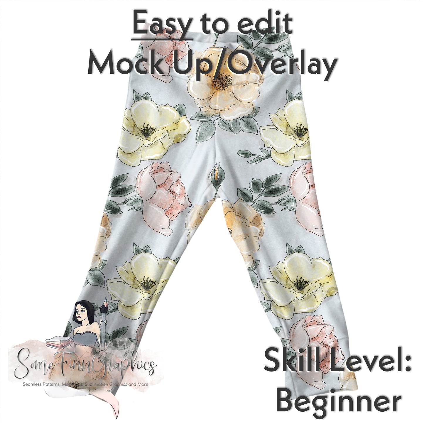 Realistic Leggings Mock-Up