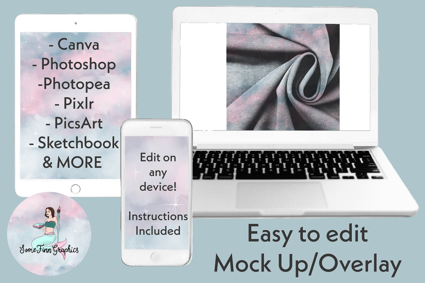 Realistic Fabric Mock Up