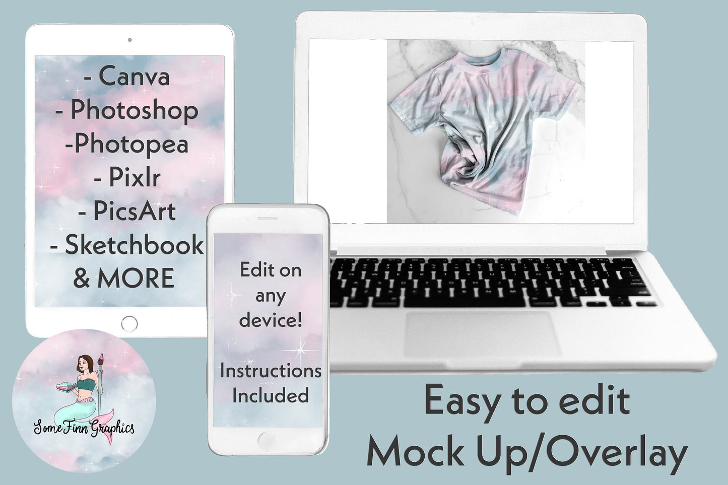 Realistic T-Shirt Mock Up