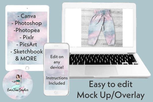 Realistic Paper Bag Pants Mock Up