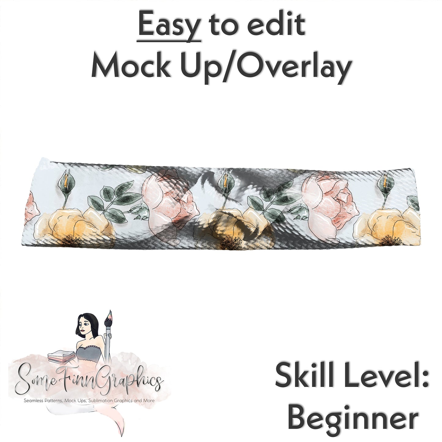 Realistic Headband Mock up