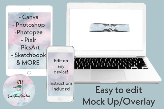 Realistic Headband Mock up