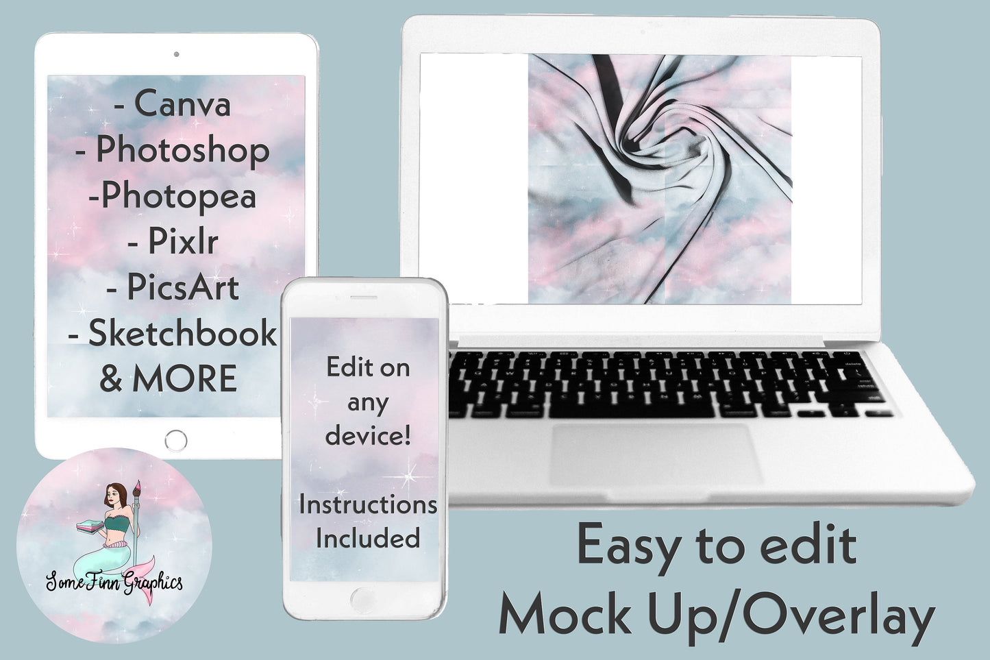 Realistic Fabric Mock Up