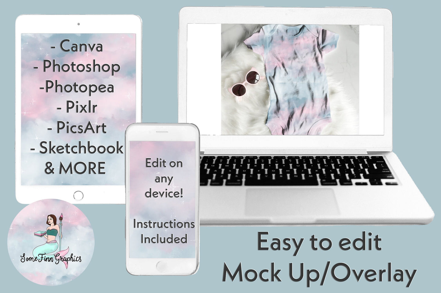 Realistic Leo and Sunnies Set Mock Up