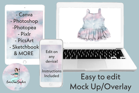 Realistic Peplum Mock Up