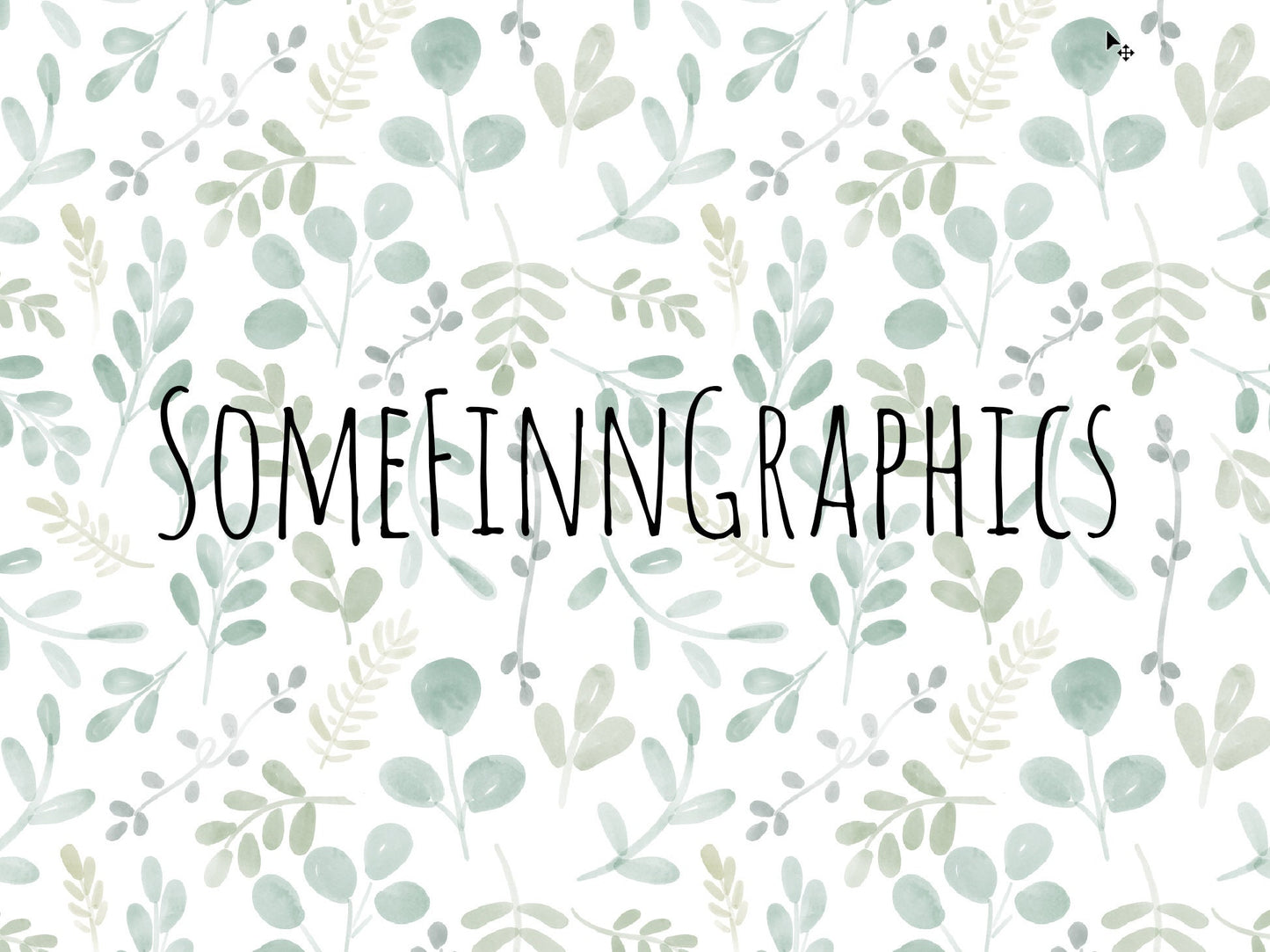 Watercolor Greenery Seamless