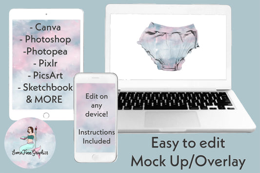 Realistic Summer Pj Shorts Mock Up