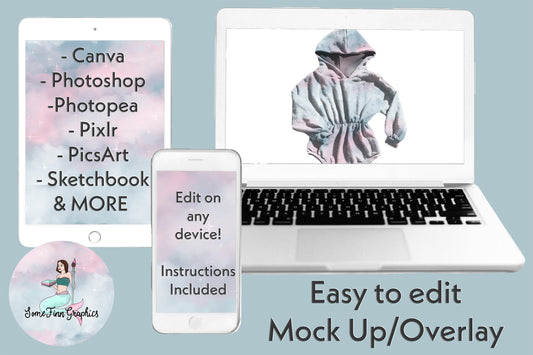 Realistic Cinched Sweater Romper Mock Up