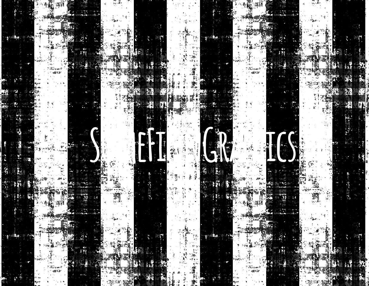Black and White Plaid Stripes Seamless