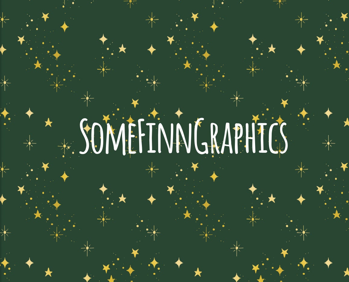 Green Stars Seamless