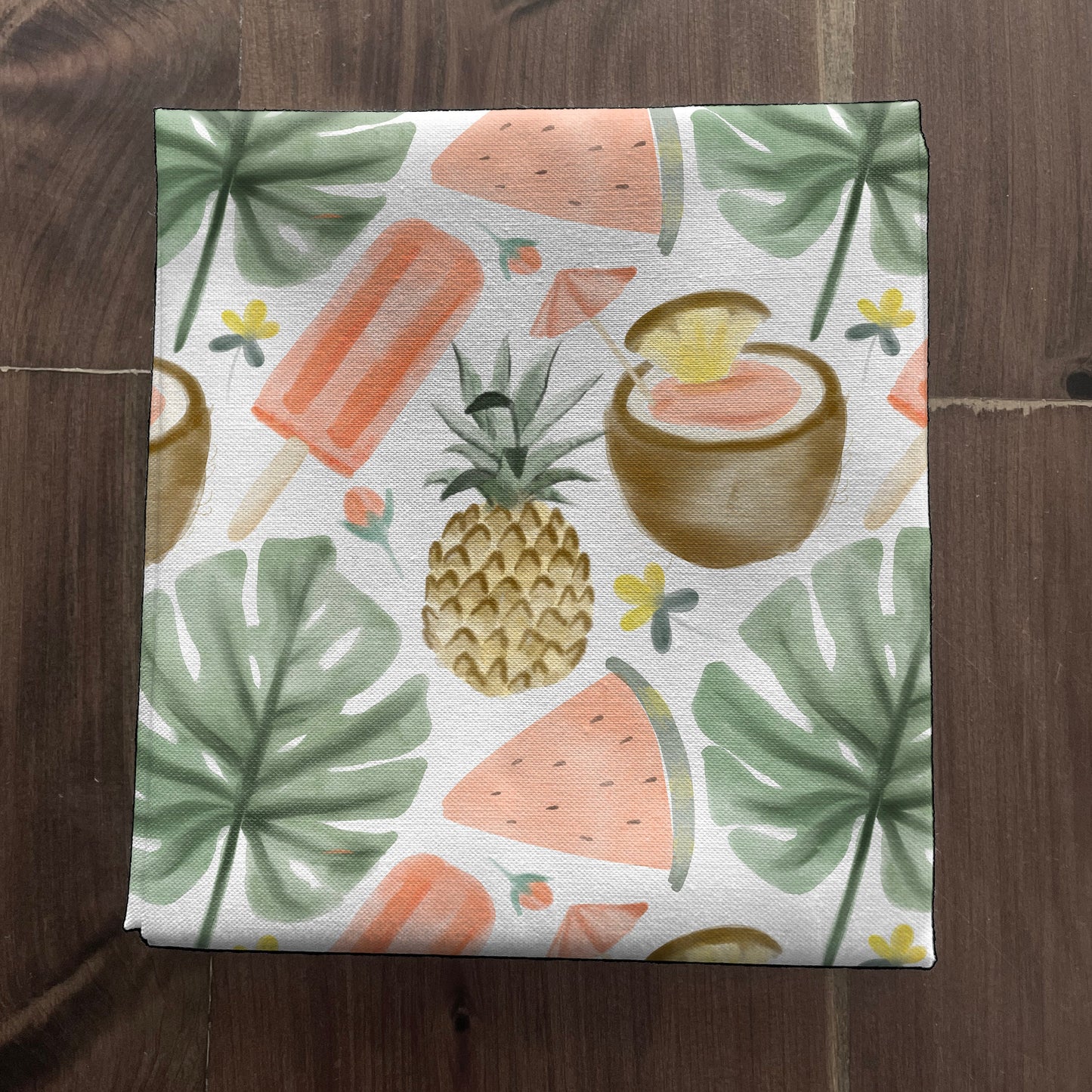 Realistic Fabric Swatch Mock Up