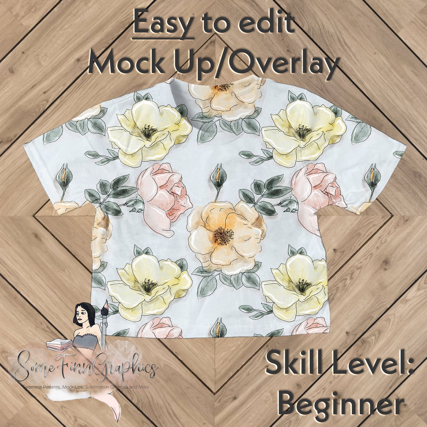 Crop Top Realistic Mock Up