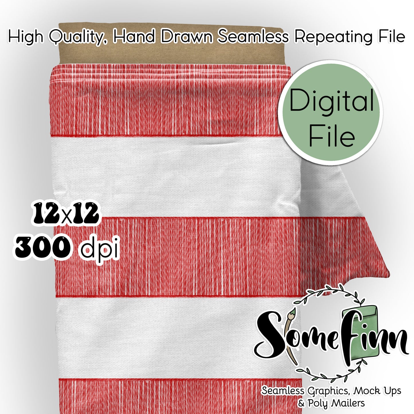 BUNDLE | 12 Embroidery Style Stripes Seamless