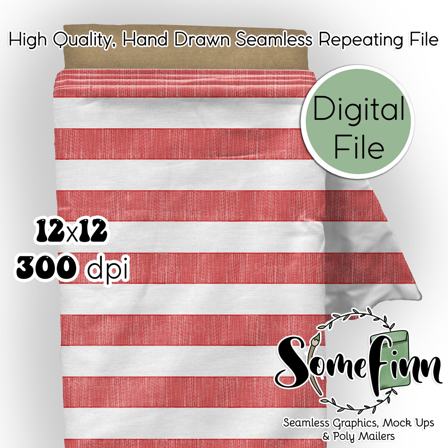BUNDLE | 12 Embroidery Style Stripes Seamless