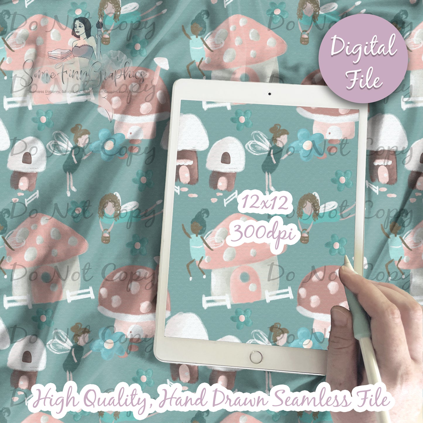 Fairy Homes Seamless Designs