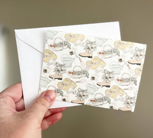 Seeded Plantable Gardening Card - HSV local
