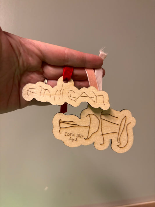 Personalized Signature Ornament - HSV local