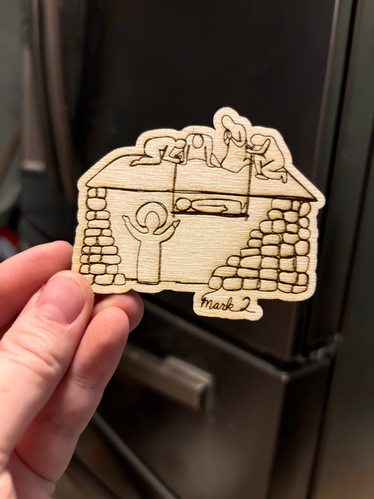 Mark 2 Wooden Magnet