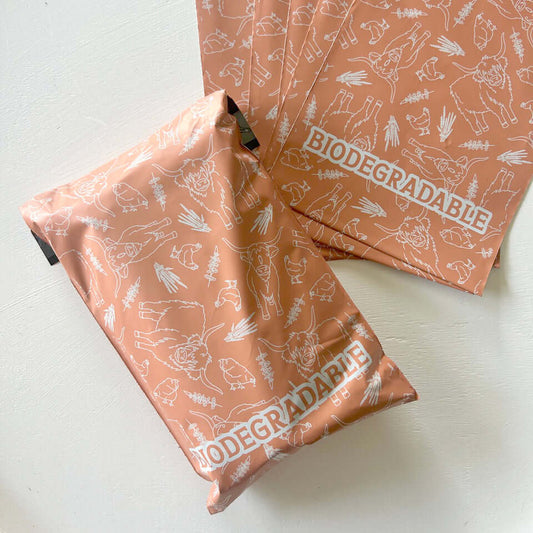 Cow and Chicken 6x9 Poly Mailers
