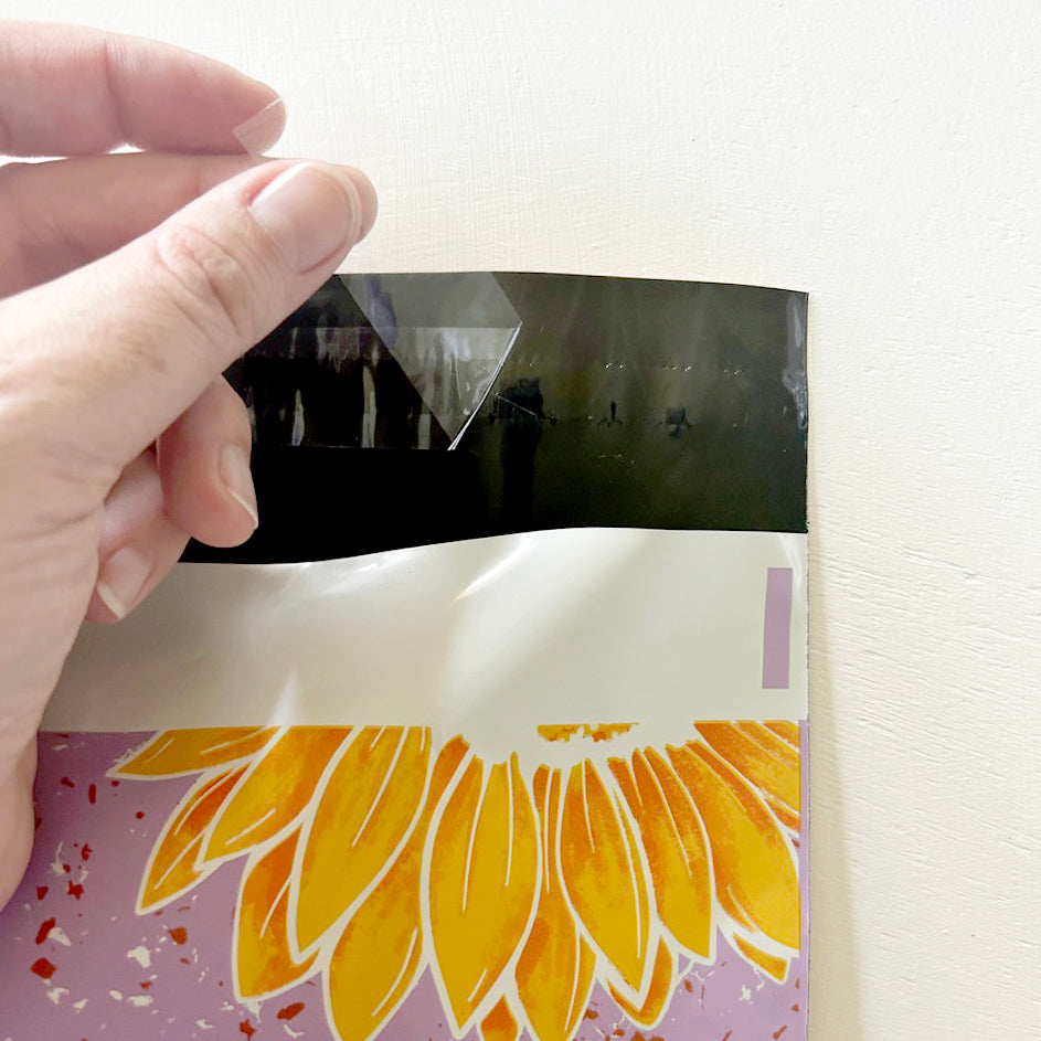 10x13 Sunflower Biodegradable Poly Mailers