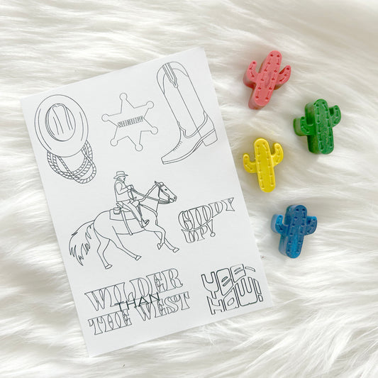 Color Me Sticker Sheets