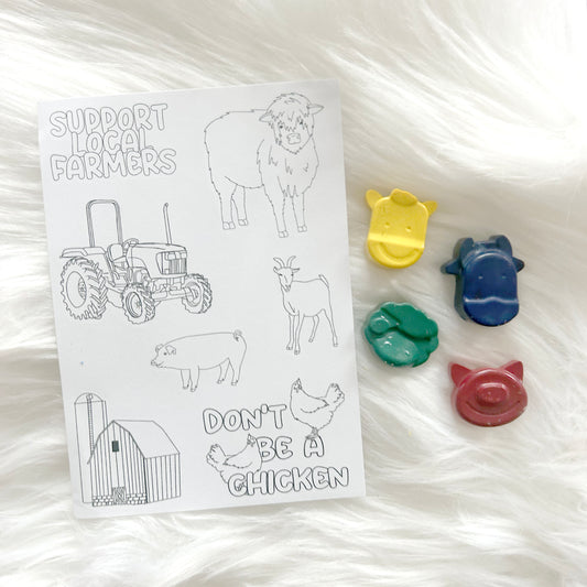 Color Me Sticker Sheets