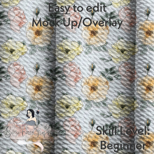 Bullet Fabric Realistic Mock-Up