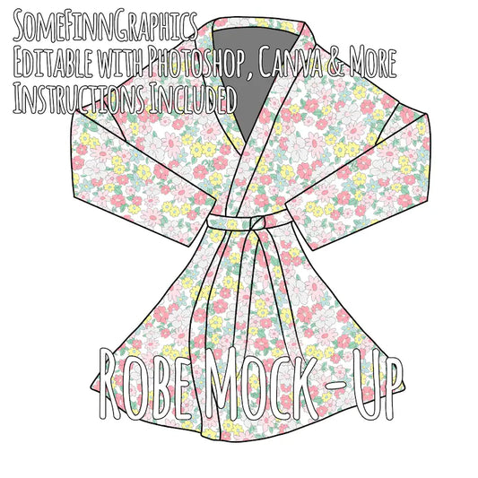 Bath Robe Lined Mock Up