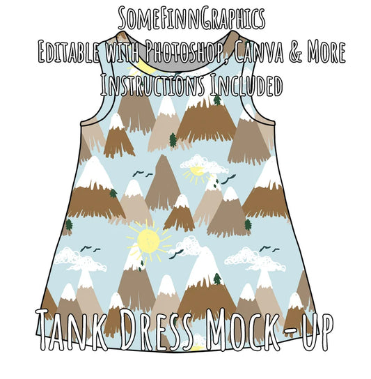Tank Dress Lined Mock-Up