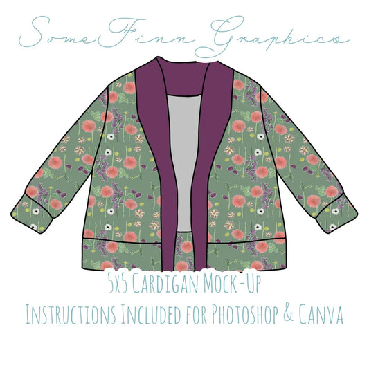 Cardigan Mock Up